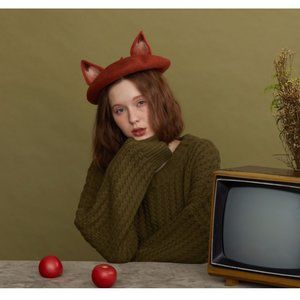 Designer Painter Hat | 100% Handmade Wool Felt